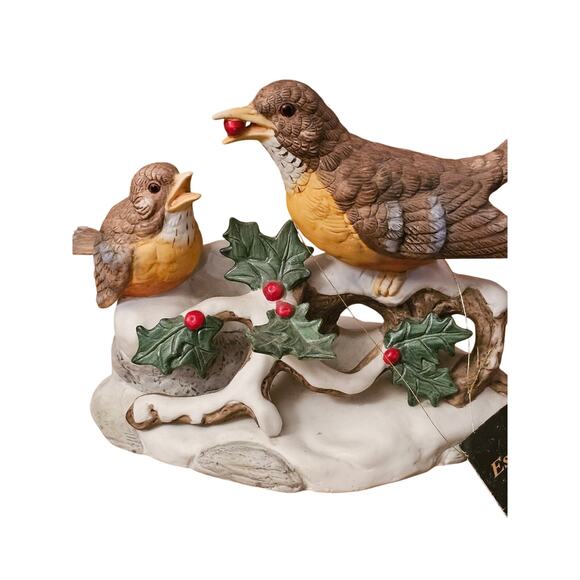Vintage House Of Lloyd Christmas Around The World Robins Birds On Branch(Gg243) - Picture 5 of 7